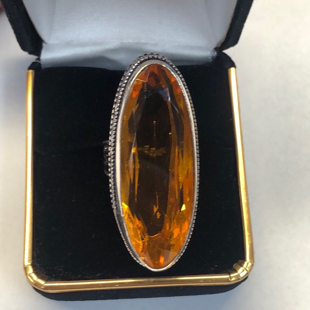 Honey Citrine Ring